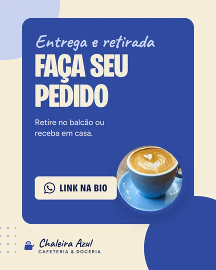 Post: Faça seu pedido, link na bio